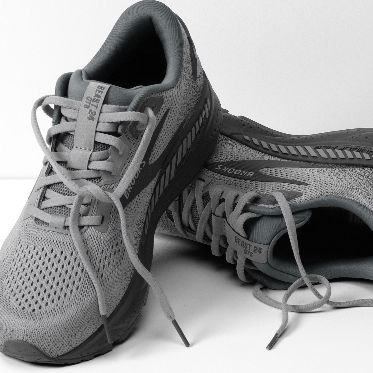 Brooks Beast GTS 24 Running Shoe Men's - Primer Grey/Ebony