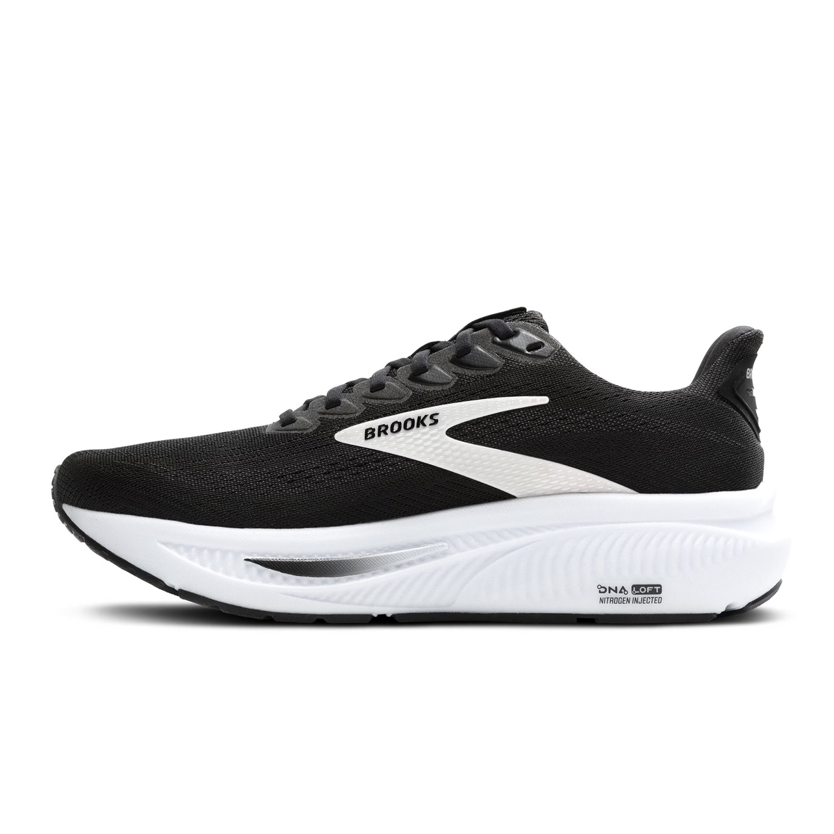 Brooks Ghost 17 Running Shoe Men's - Black/Grey/White