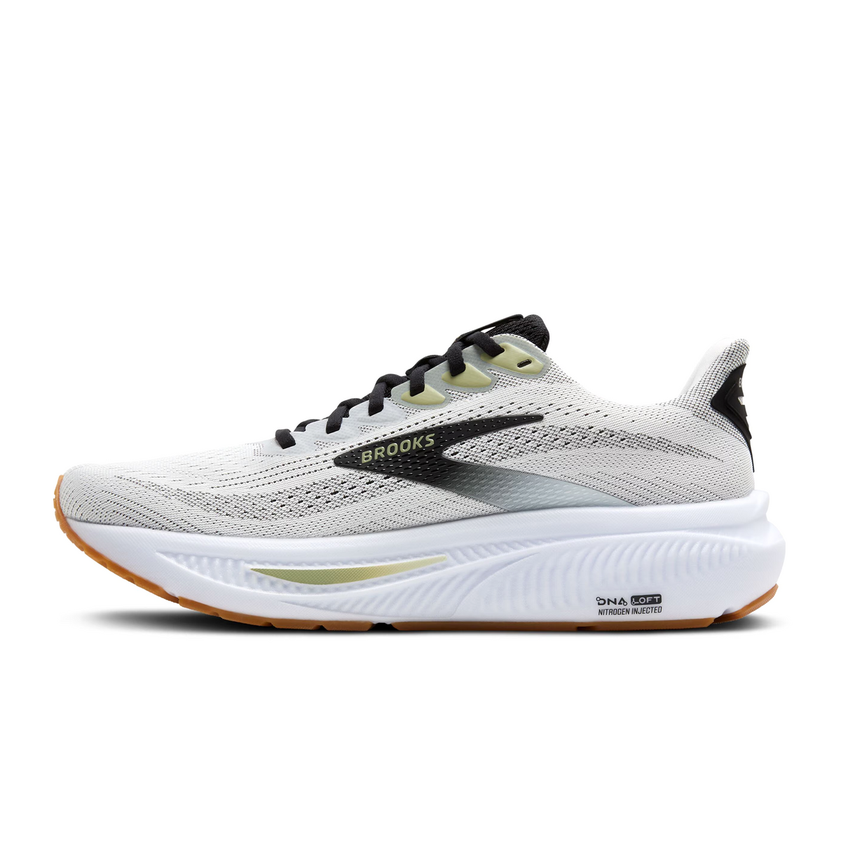 Brooks Ghost 17 Running Shoe Men's - White/Black/Tea