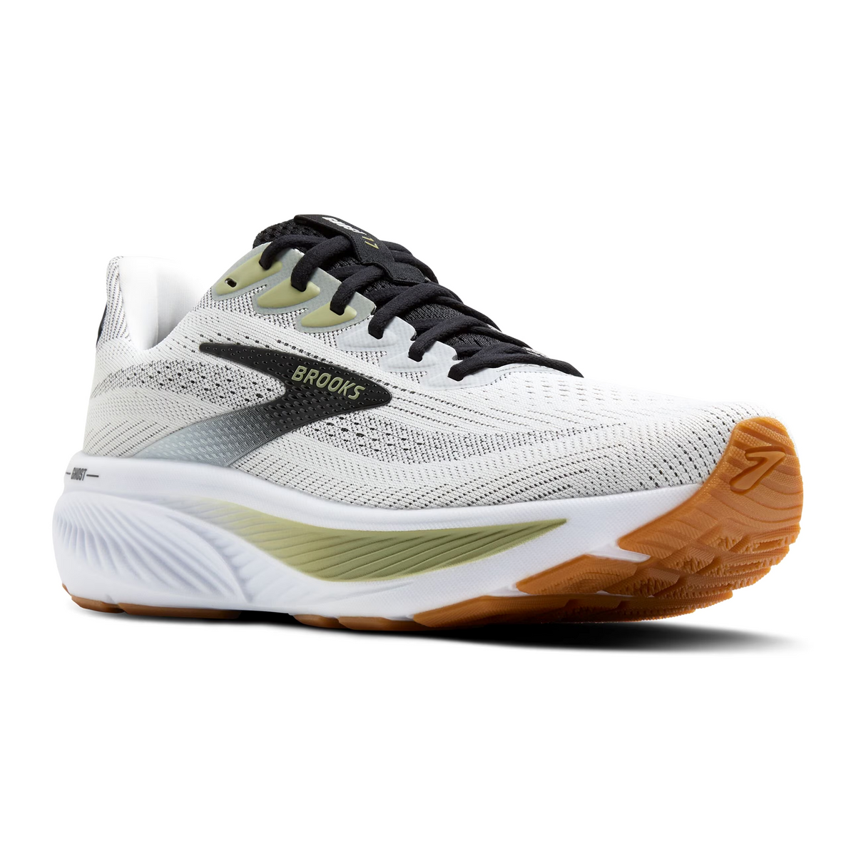 Brooks Ghost 17 Running Shoe Men's - White/Black/Tea