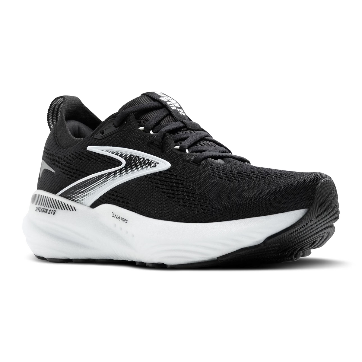 Brooks Glycerin GTS 22 Running Shoe Men's - Black/Grey/White