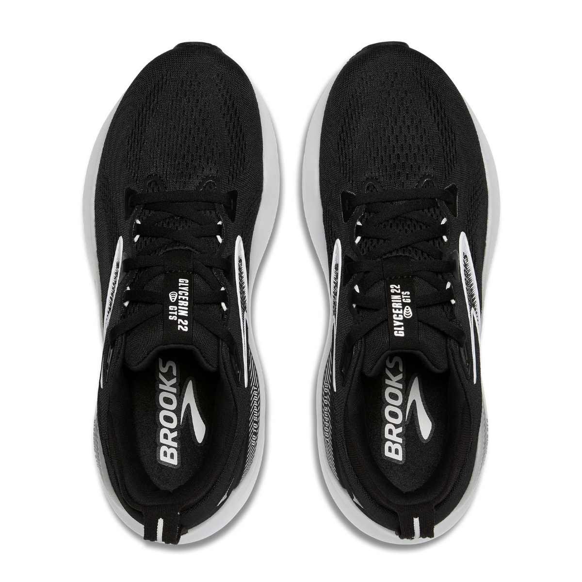 Brooks Glycerin GTS 22 Running Shoe Men's - Black/Grey/White