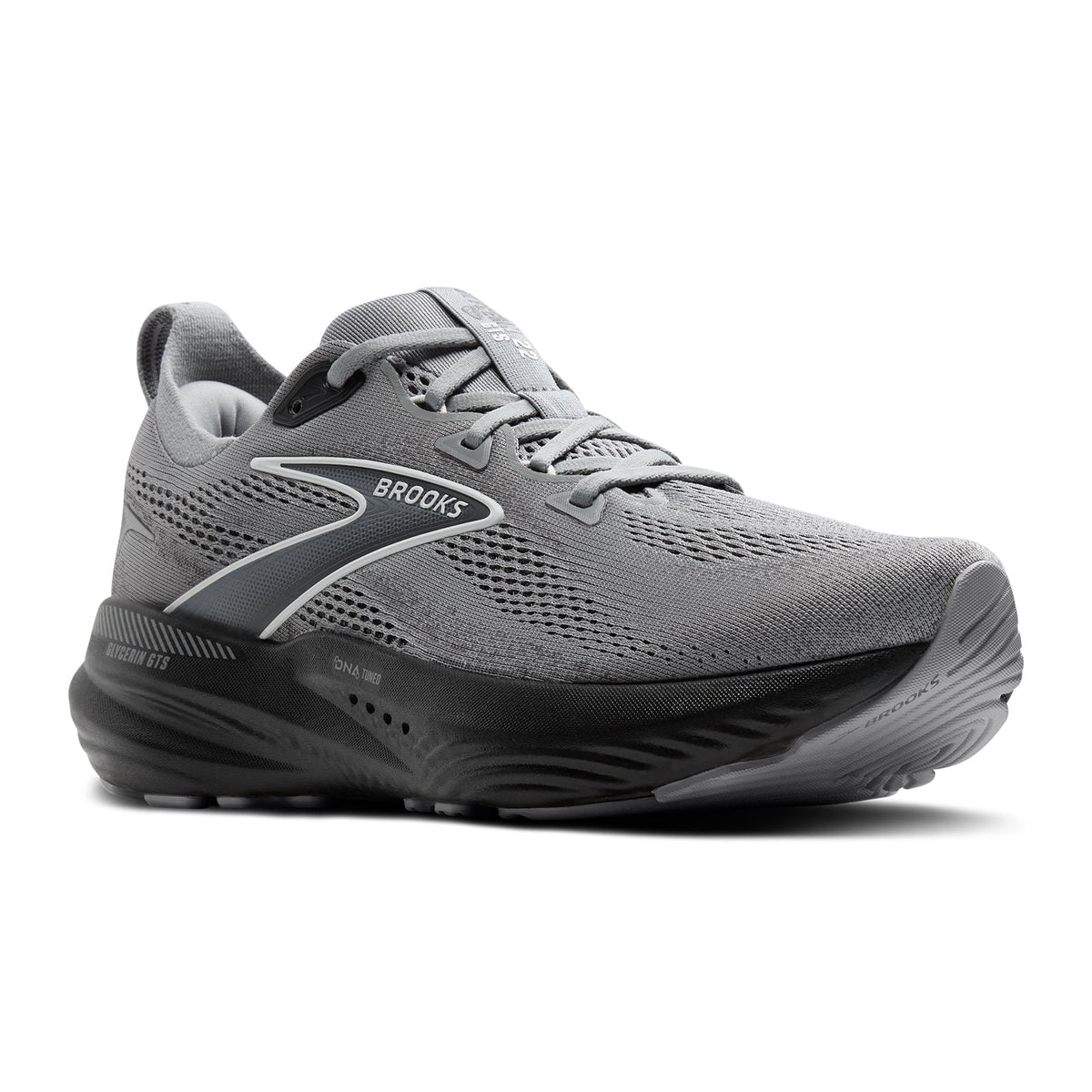 Brooks Glycerin GTS 22 Running Shoe Men's - Primer Gray/Ebony/Bluewash