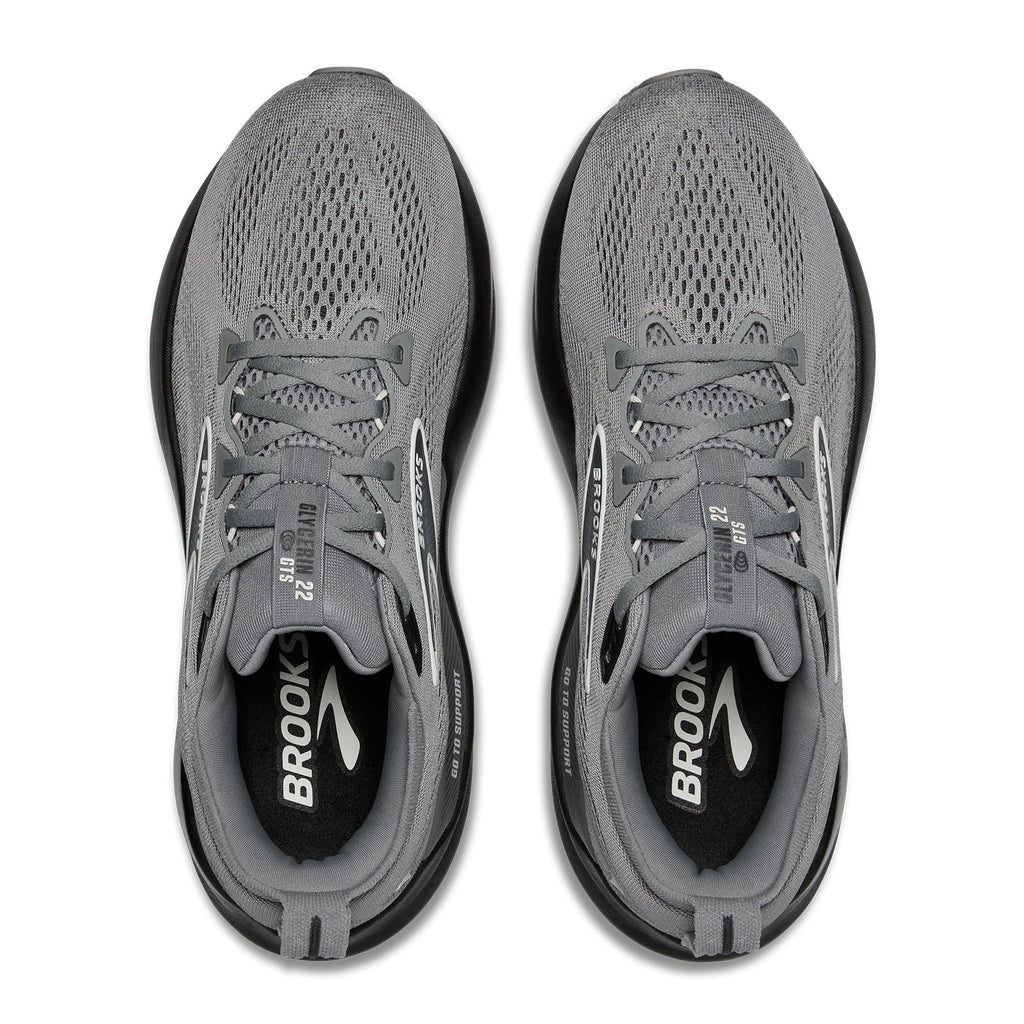 Brooks Glycerin GTS 22 Running Shoe Men's - Primer Gray/Ebony/Bluewash