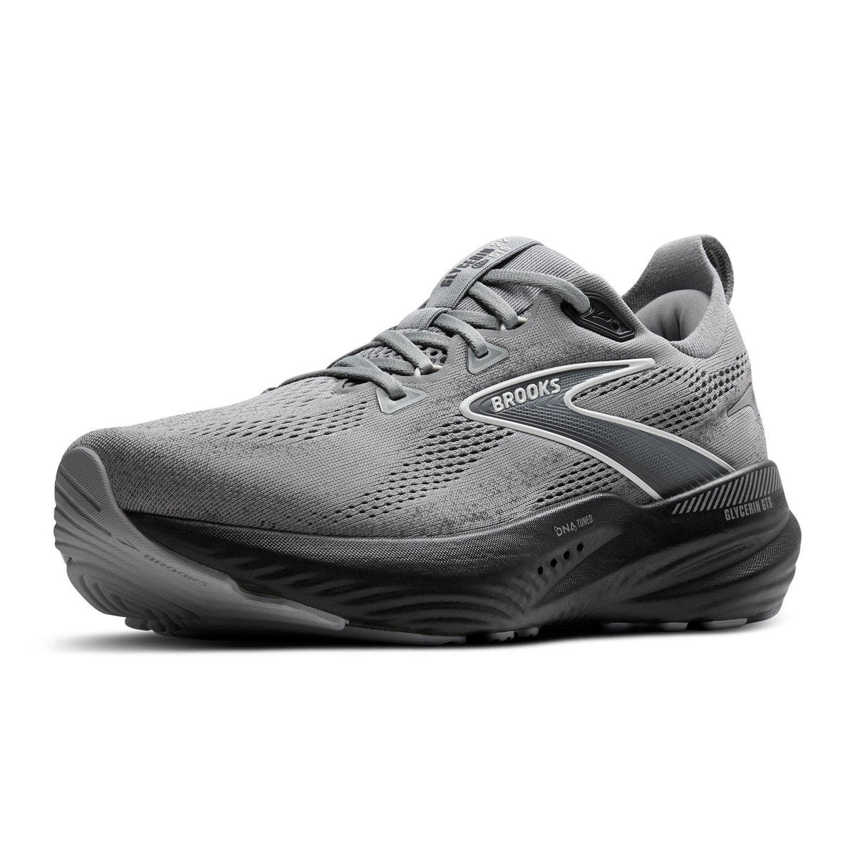 Brooks Glycerin GTS 22 Running Shoe Men's - Primer Gray/Ebony/Bluewash