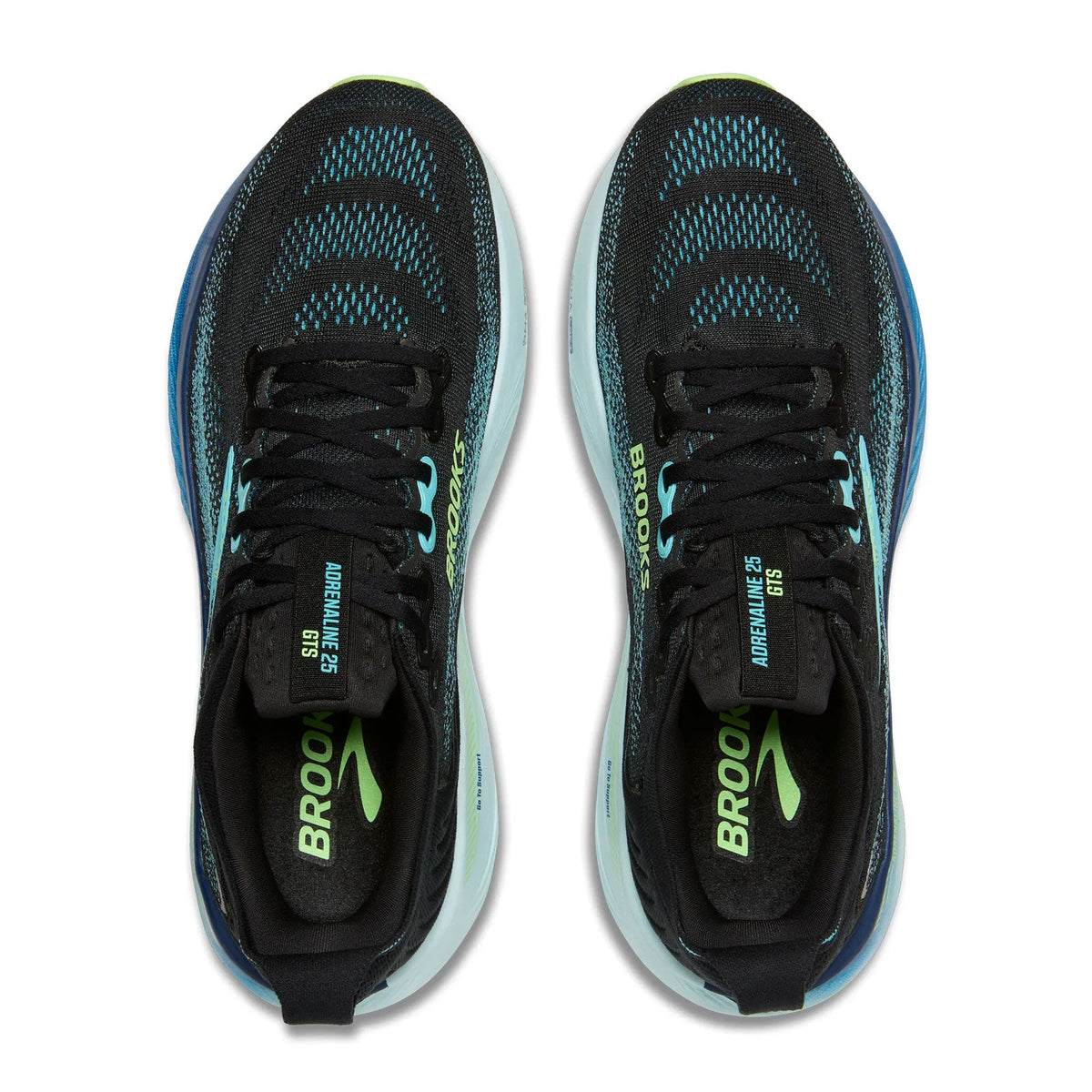 Brooks Adrenaline GTS 25 Running Shoe Men's - Black/Ipanema/Mint