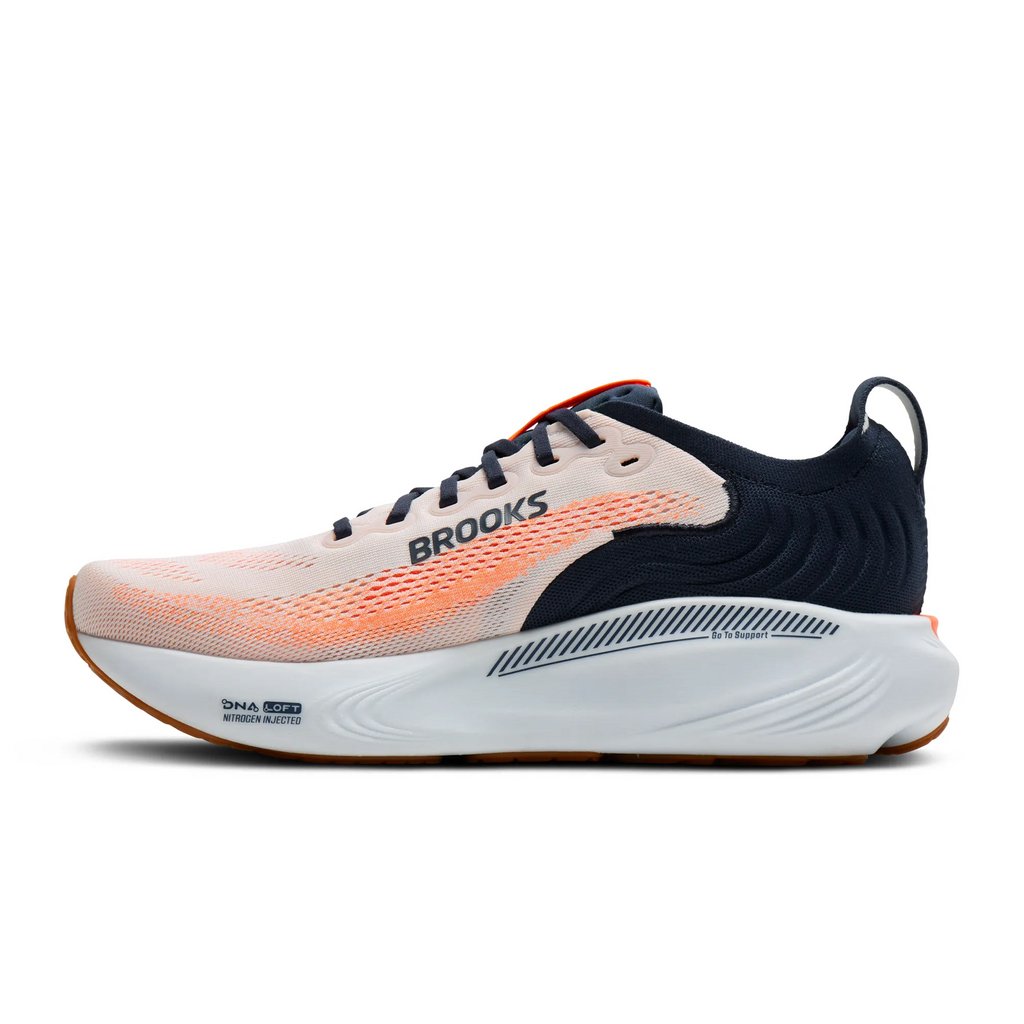 Brooks Adrenaline GTS 25 Running Shoe Men's - White/Spellbound/Orange