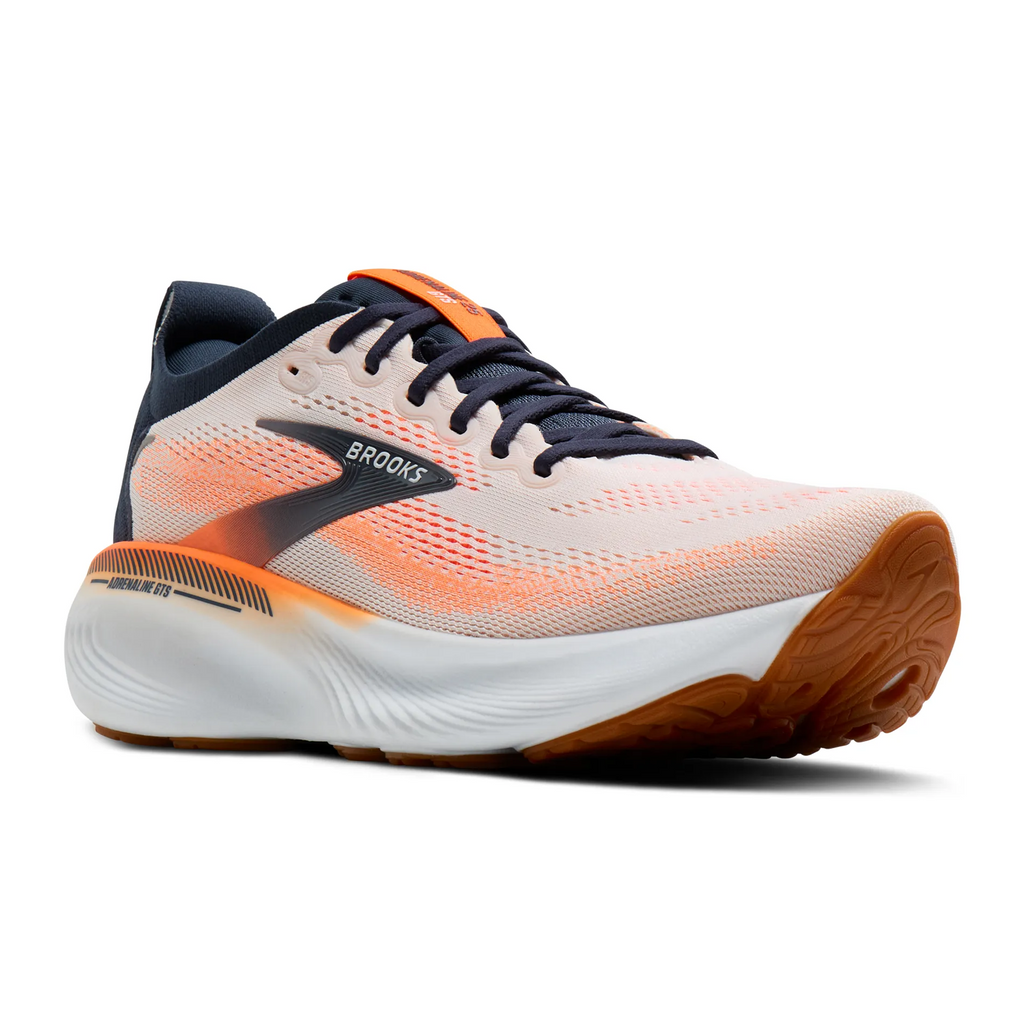 Brooks Adrenaline GTS 25 Running Shoe Men's - White/Spellbound/Orange