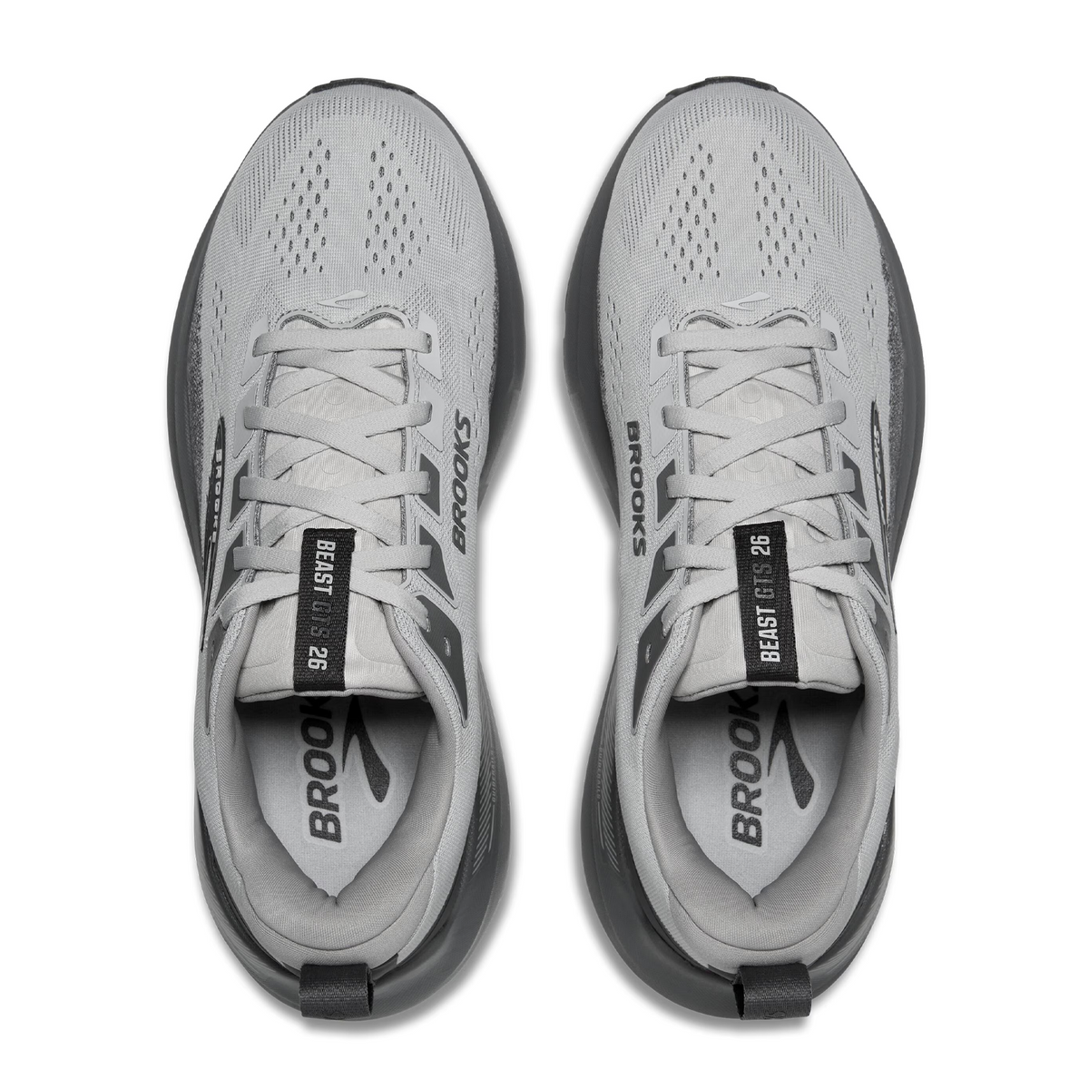 Brooks Beast GTS 26 Running Shoe Men's - Gray/Gray/Blackened Pearl