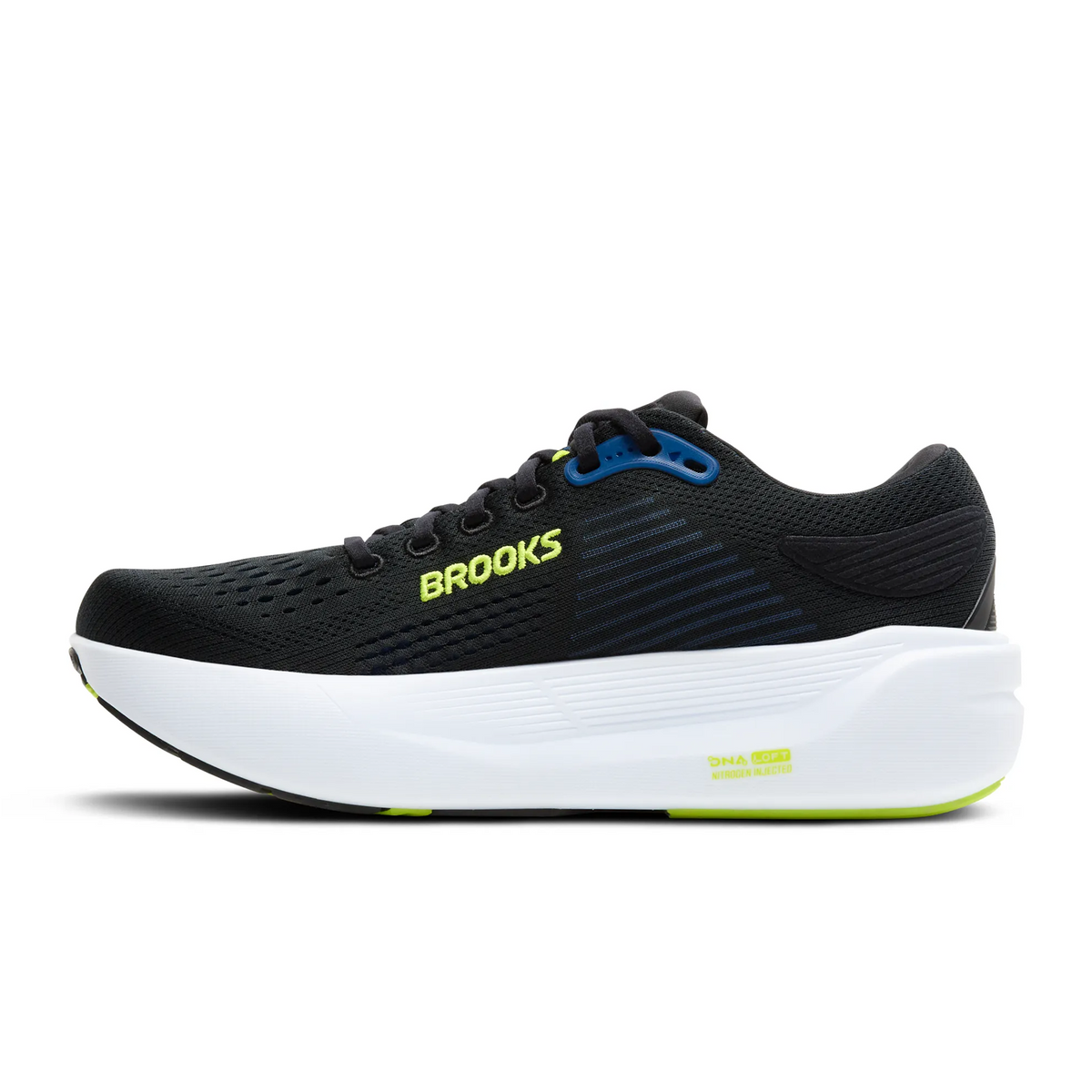 Brooks Ghost Max 3 Running Shoe Men's - Black/Navy/Acid Lime