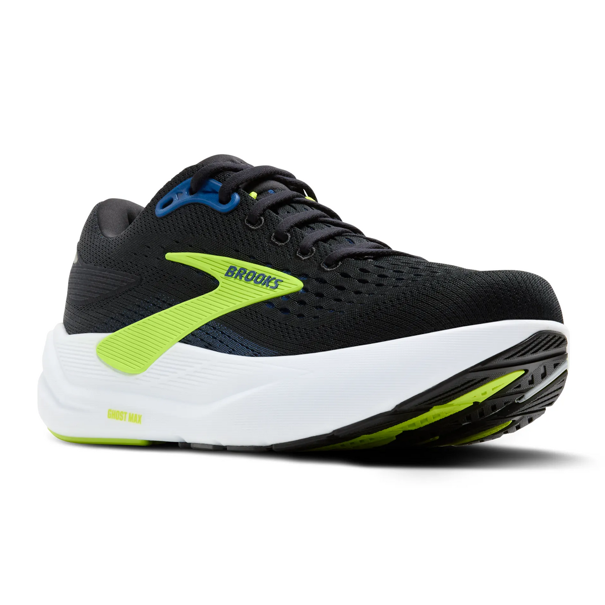 Brooks Ghost Max 3 Running Shoe Men's - Black/Navy/Acid Lime