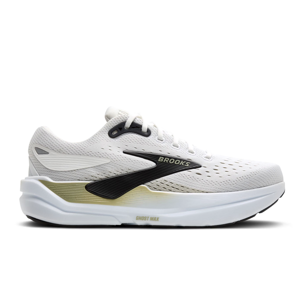 Brooks Ghost Max 3 Running Shoe Men's - Bright White/Tea/Black