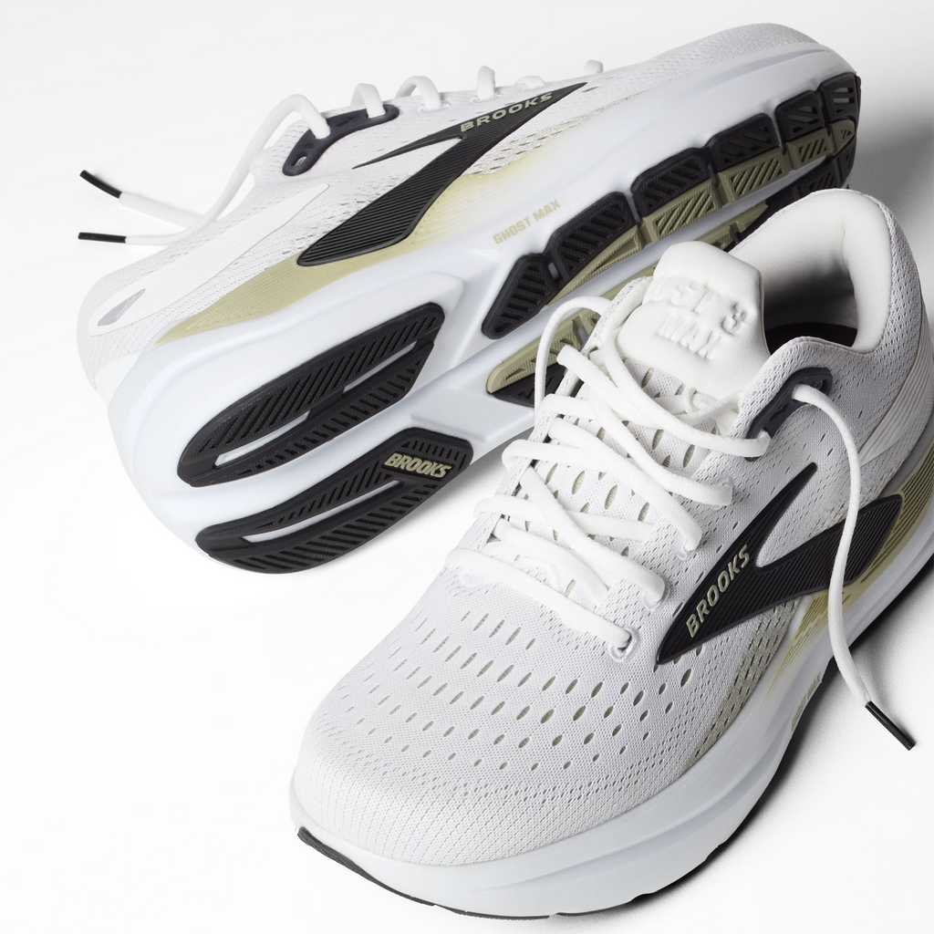 Brooks Ghost Max 3 Running Shoe Men's - Bright White/Tea/Black