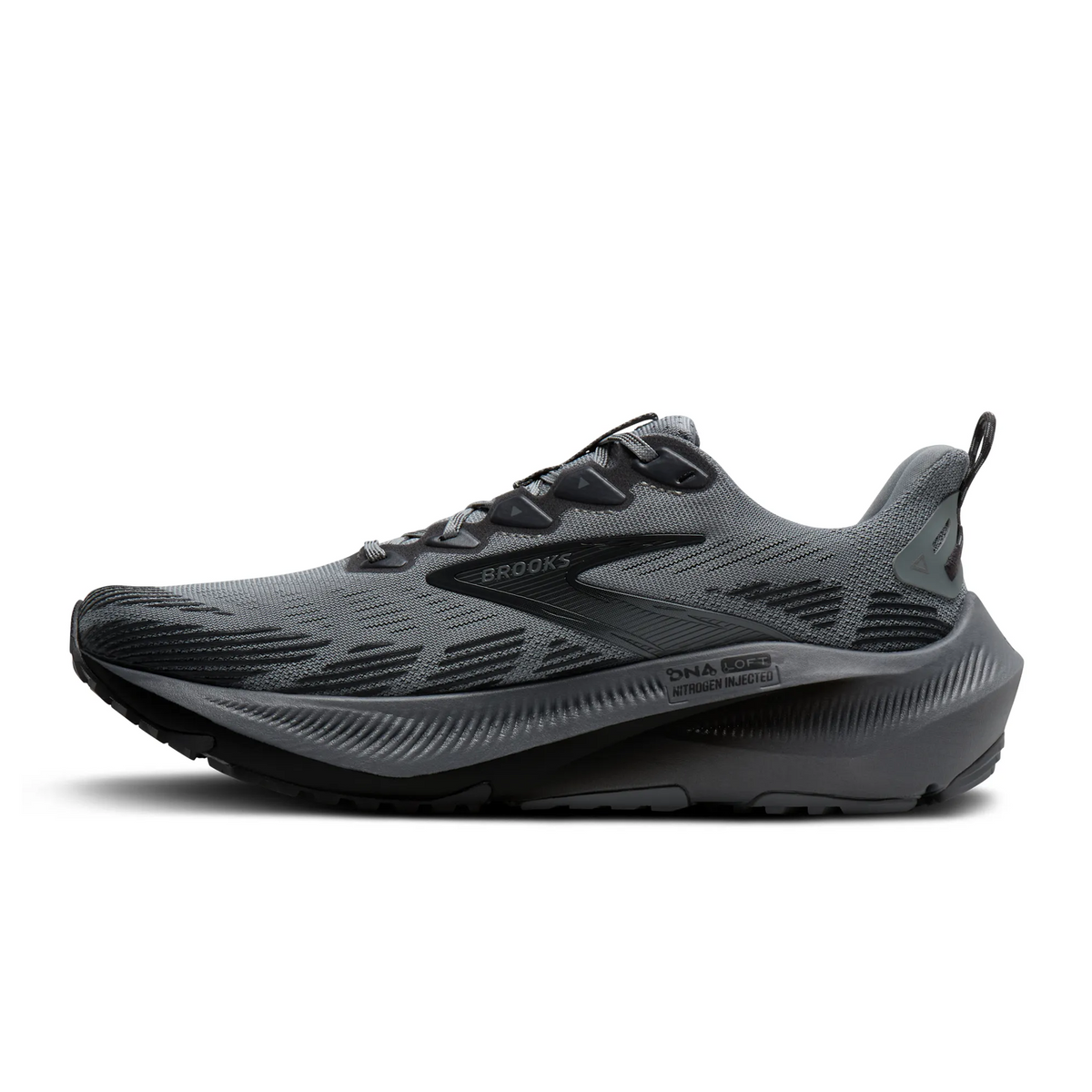 Brooks Ghost Trail Running Shoe Men's - Gray/Gray/Blackened Pearl