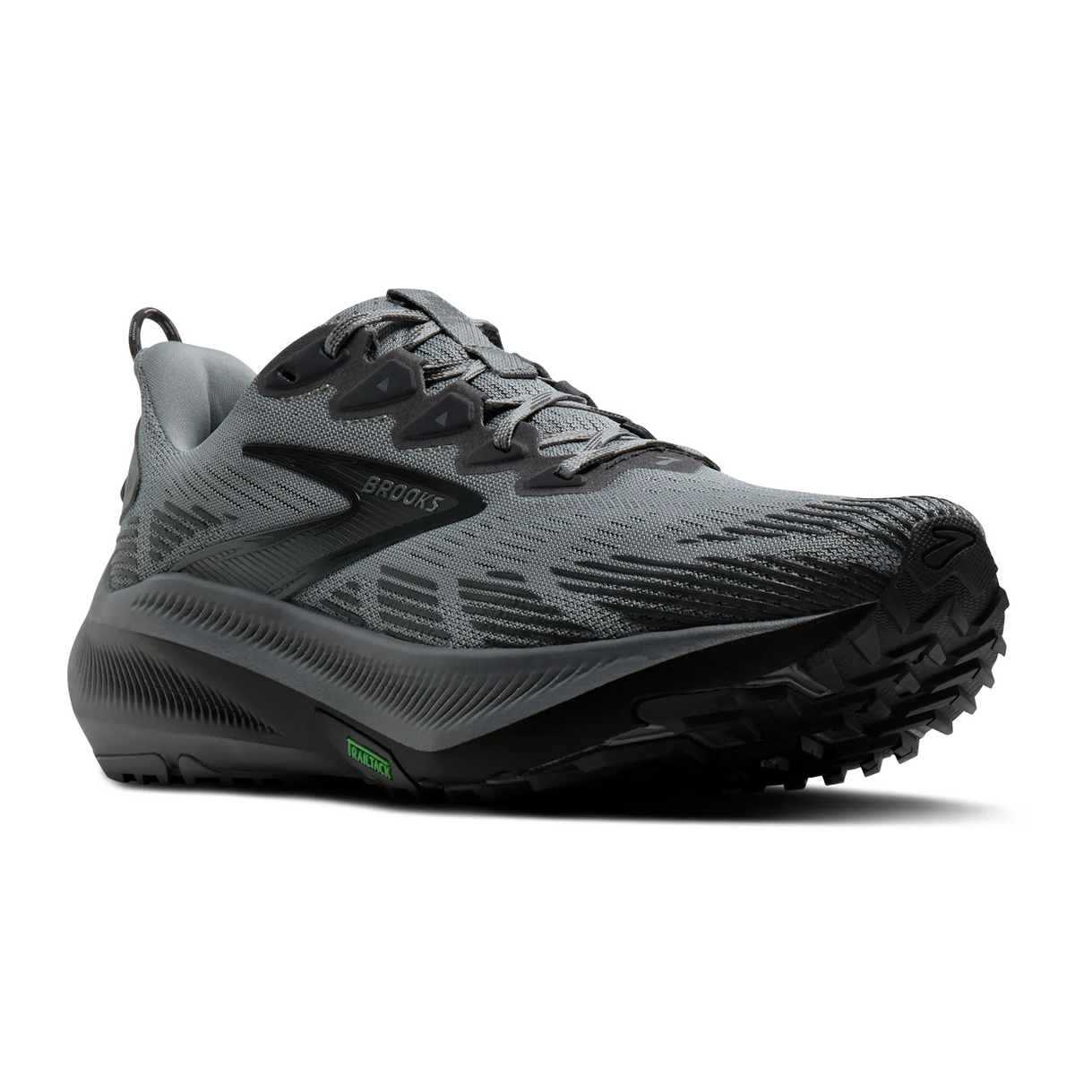 Brooks Ghost Trail Running Shoe Men's - Gray/Gray/Blackened Pearl
