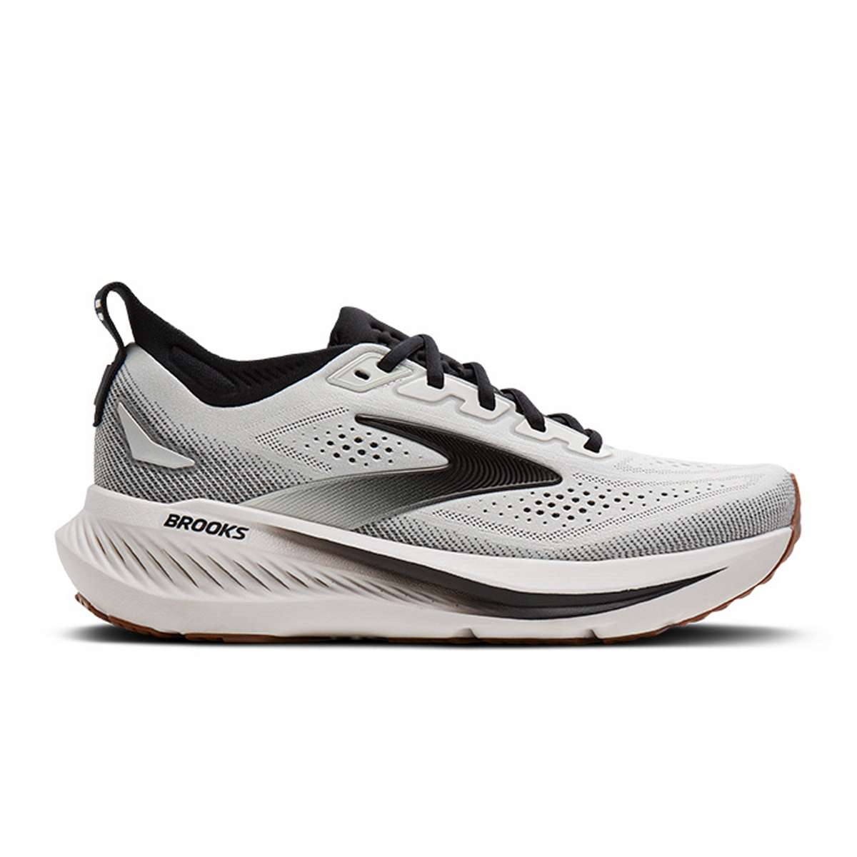 Brooks Glycerin 23 Running Shoe Men's - White/Black/Biscuit