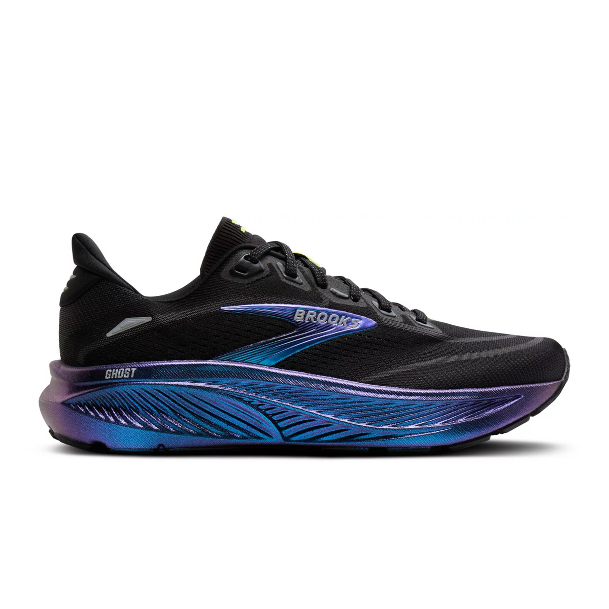 Brooks Ghost 18 Running Shoe Men's - Black/Silver/Chameleon