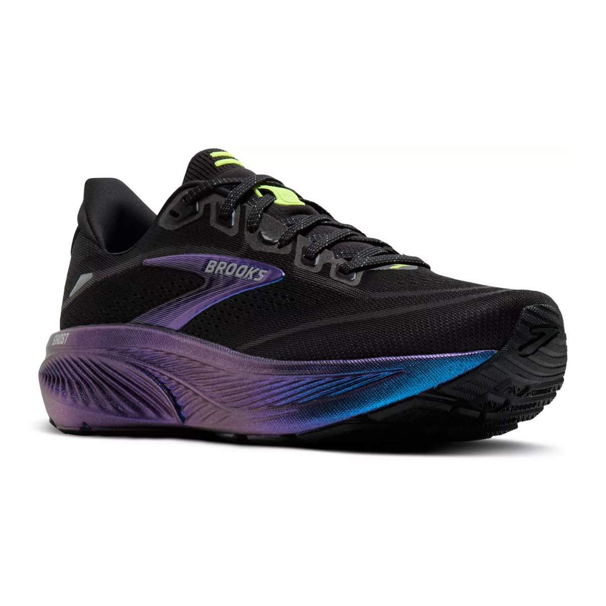 Brooks Ghost 18 Running Shoe Men's - Black/Silver/Chameleon