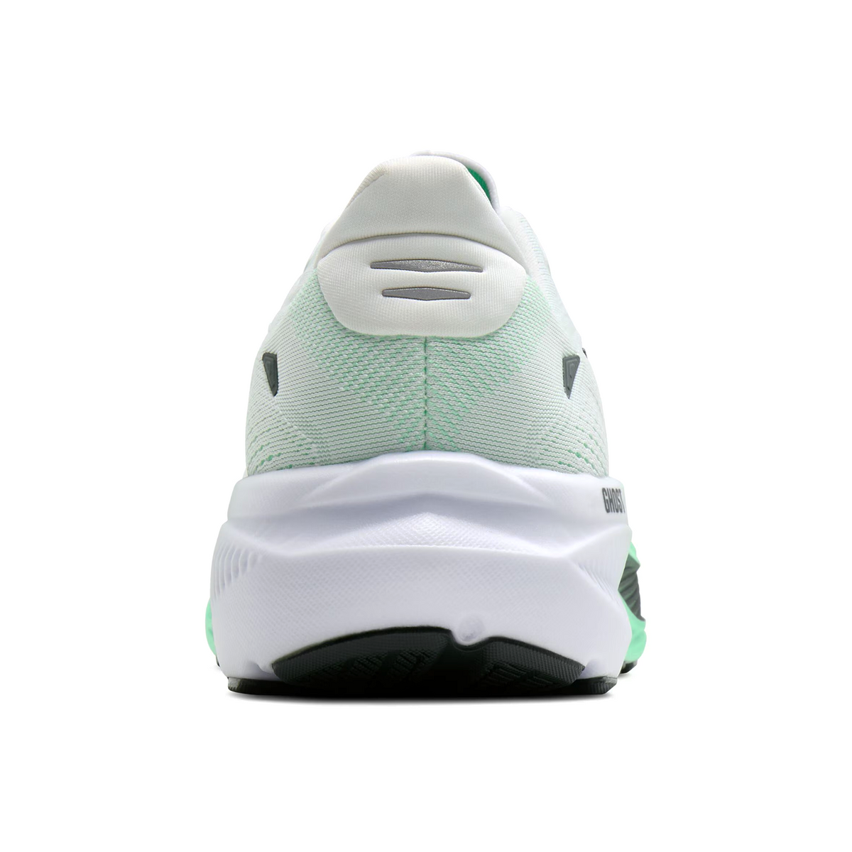 Brooks Ghost 18 Running Shoe Men's - White/Spring Bud/Spruce
