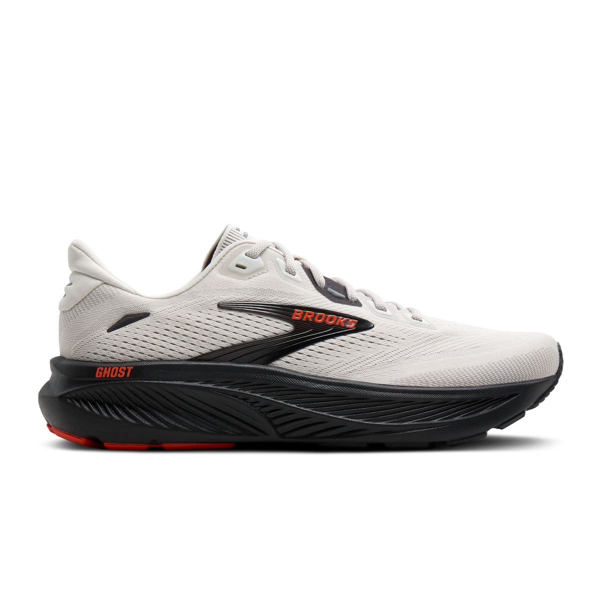 Brooks Ghost 18 Running Shoe Men's - Coconut/Pearl/Tigerlily