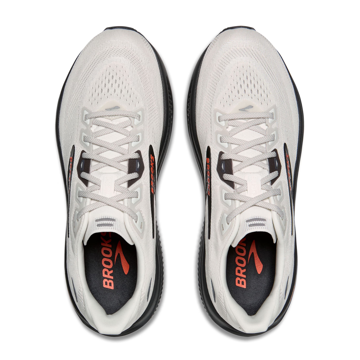 Brooks Ghost 18 Running Shoe Men's - Coconut/Pearl/Tigerlily