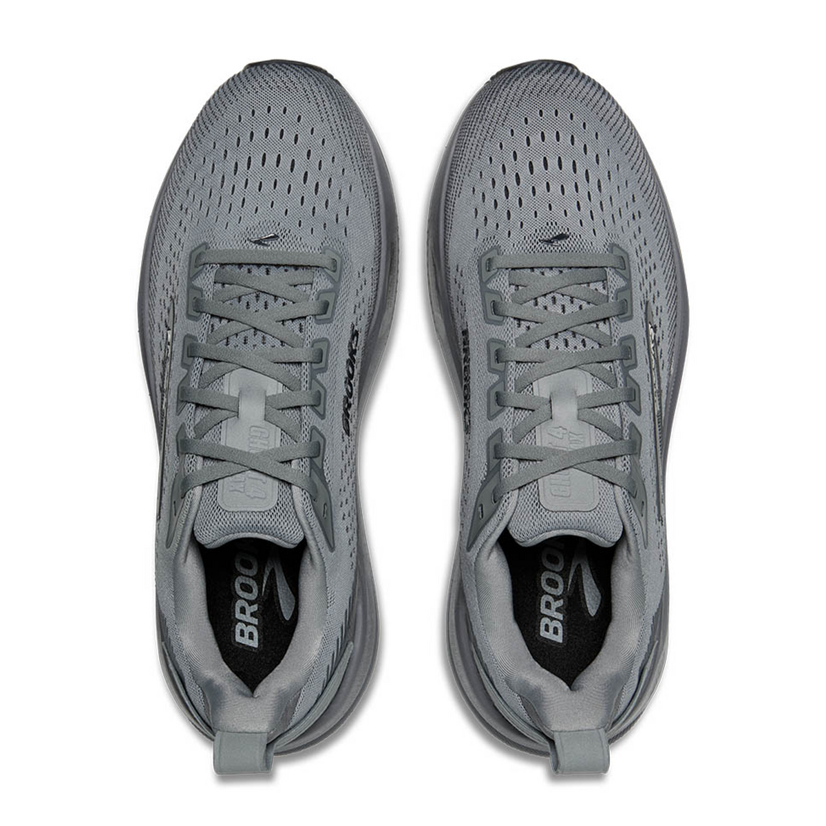 Brooks Ghost Max 4 Running Shoe Men's - Grey/Grey/Ebony