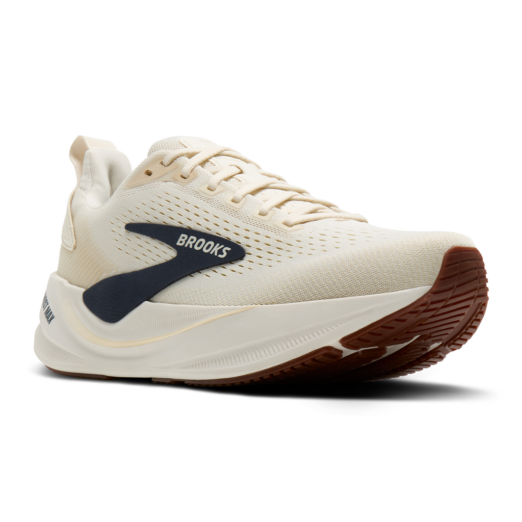 Brooks Ghost Max 4 Running Shoe Men's - Arctic Wolf/Navy/Coconut