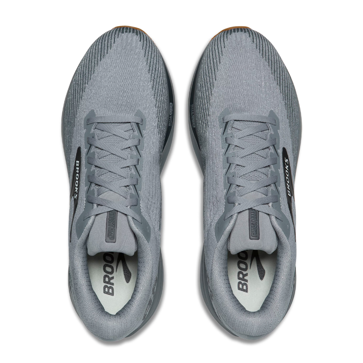 Brooks Ghost Amp Running Shoe Men's - Primer/Ebony/Oyster