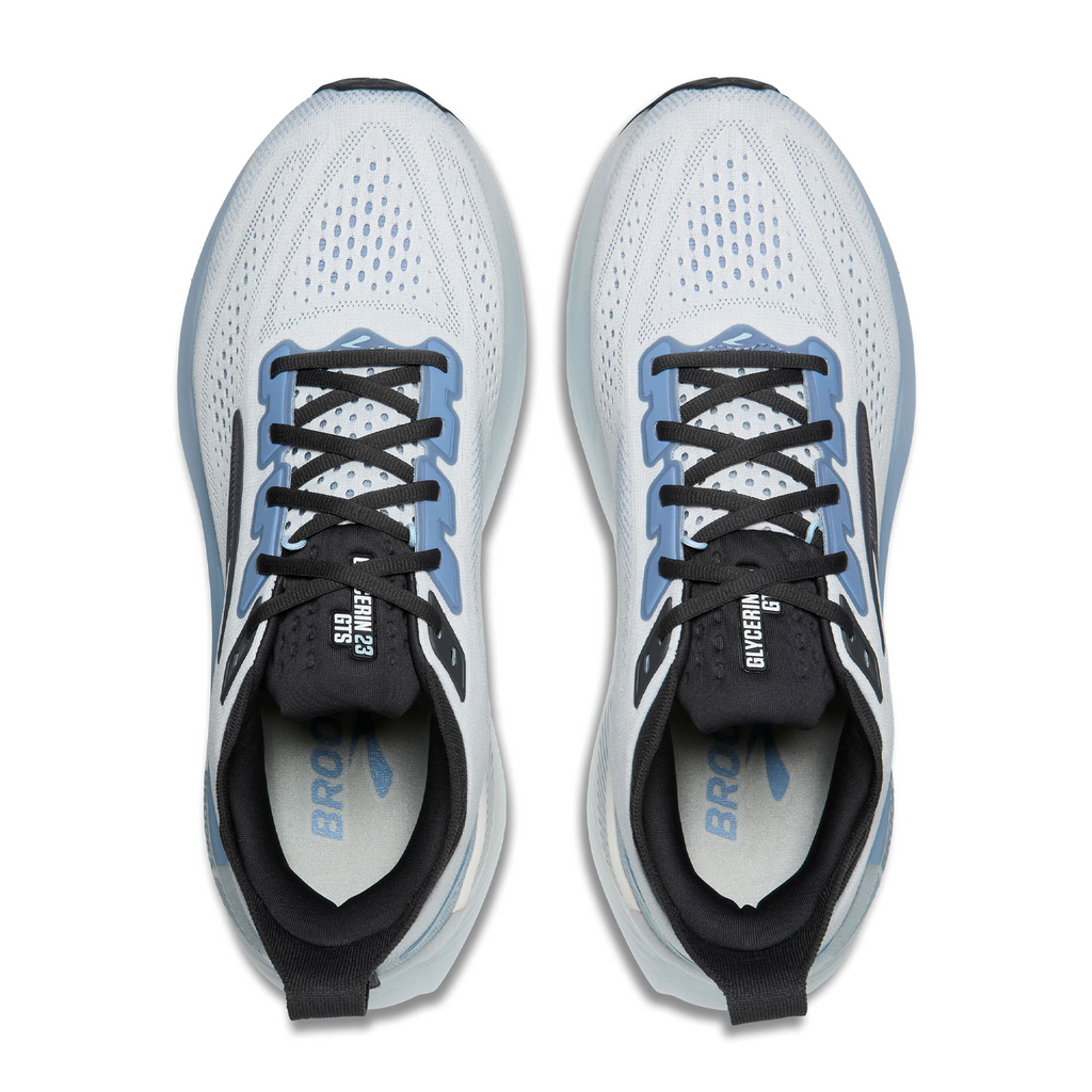 Brooks Glycerin GTS 23 Running Shoe Men's - White/Rain/Baltic Sea