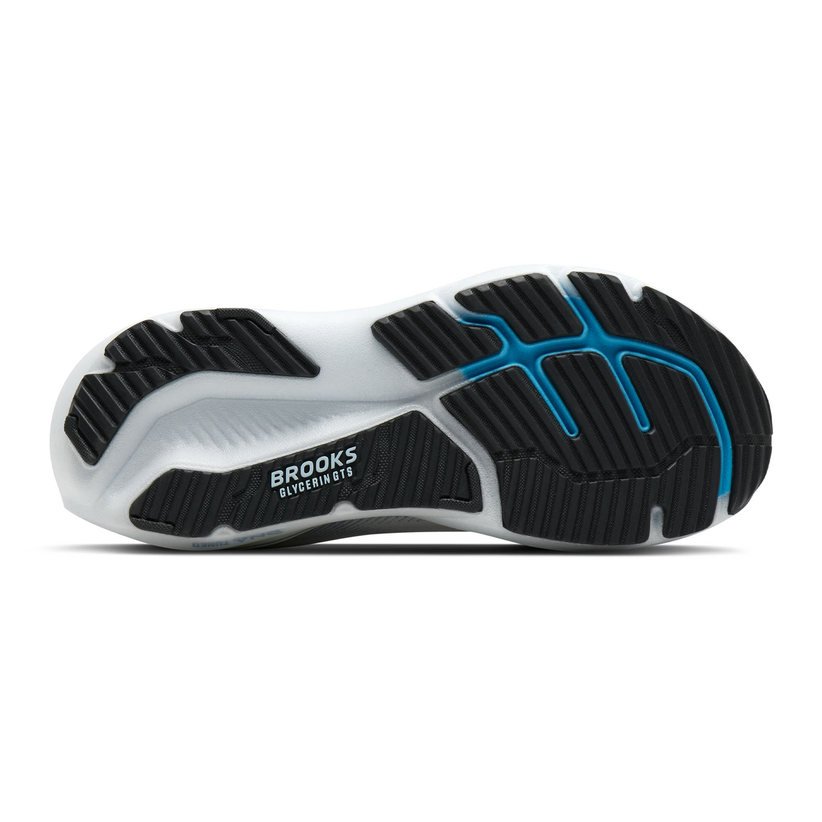 Brooks Glycerin GTS 23 Running Shoe Men's - White/Rain/Baltic Sea