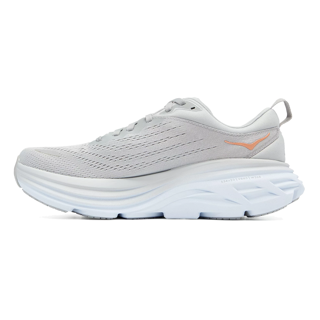 HOKA Bondi 8 - Harbor Mist - Lunar Rock Women's Shoes