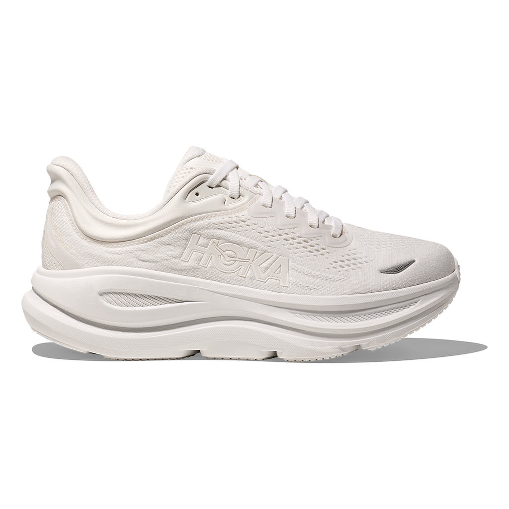 HOKA Bondi 9 White - White Men's Shoes