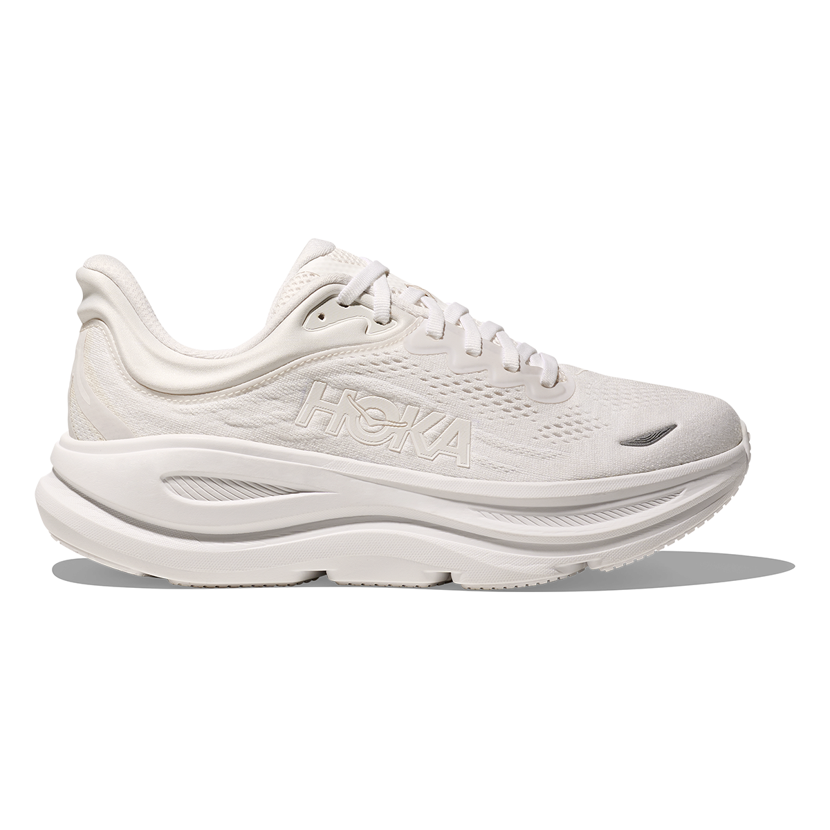 HOKA Bondi 9 White - White Men's Shoes
