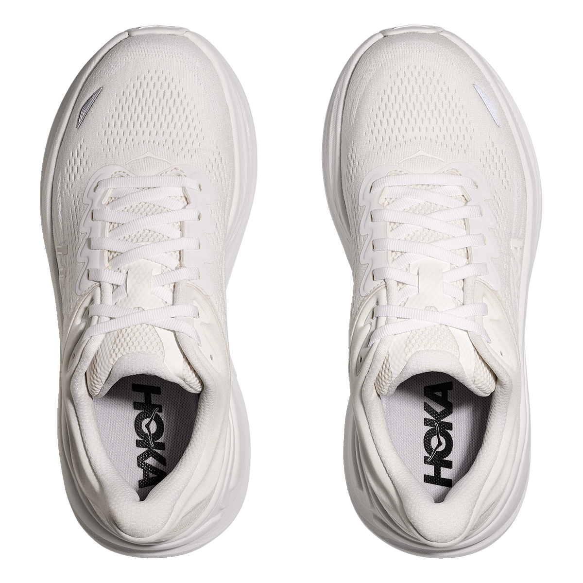HOKA Bondi 9 White - White Women's Shoes