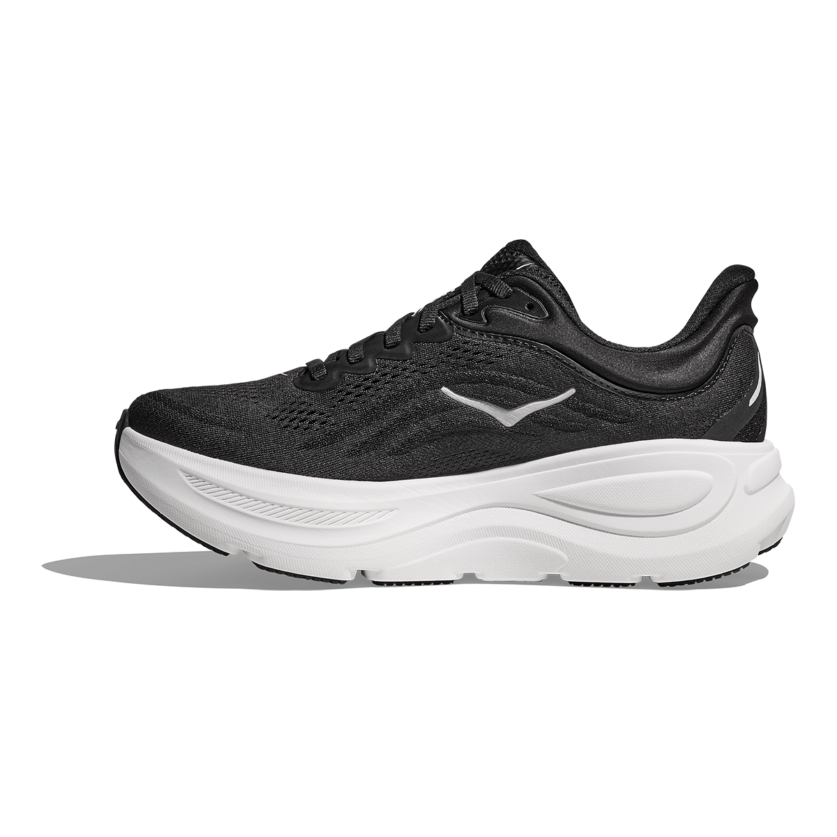 HOKA Bondi 9 Black - White Women's Shoes