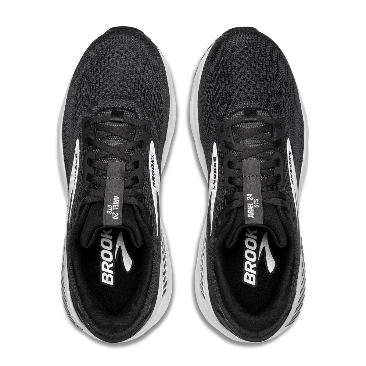 Brooks Ariel GTS 24 Running Shoe Women's - Ebony/Black/White