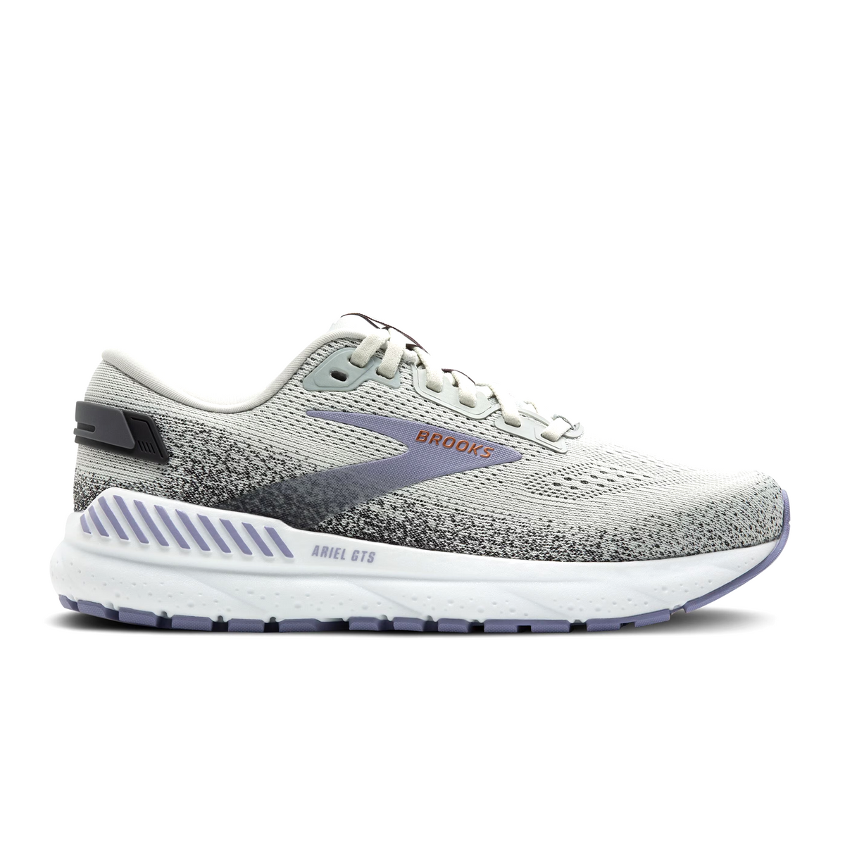 Brooks Ariel GTS 24 Running Shoe Women's - Mercury/Ebony/Sweet Lavender