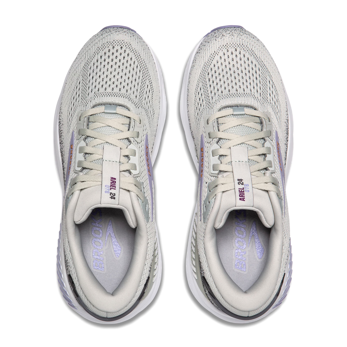 Brooks Ariel GTS 24 Running Shoe Women's - Mercury/Ebony/Sweet Lavender