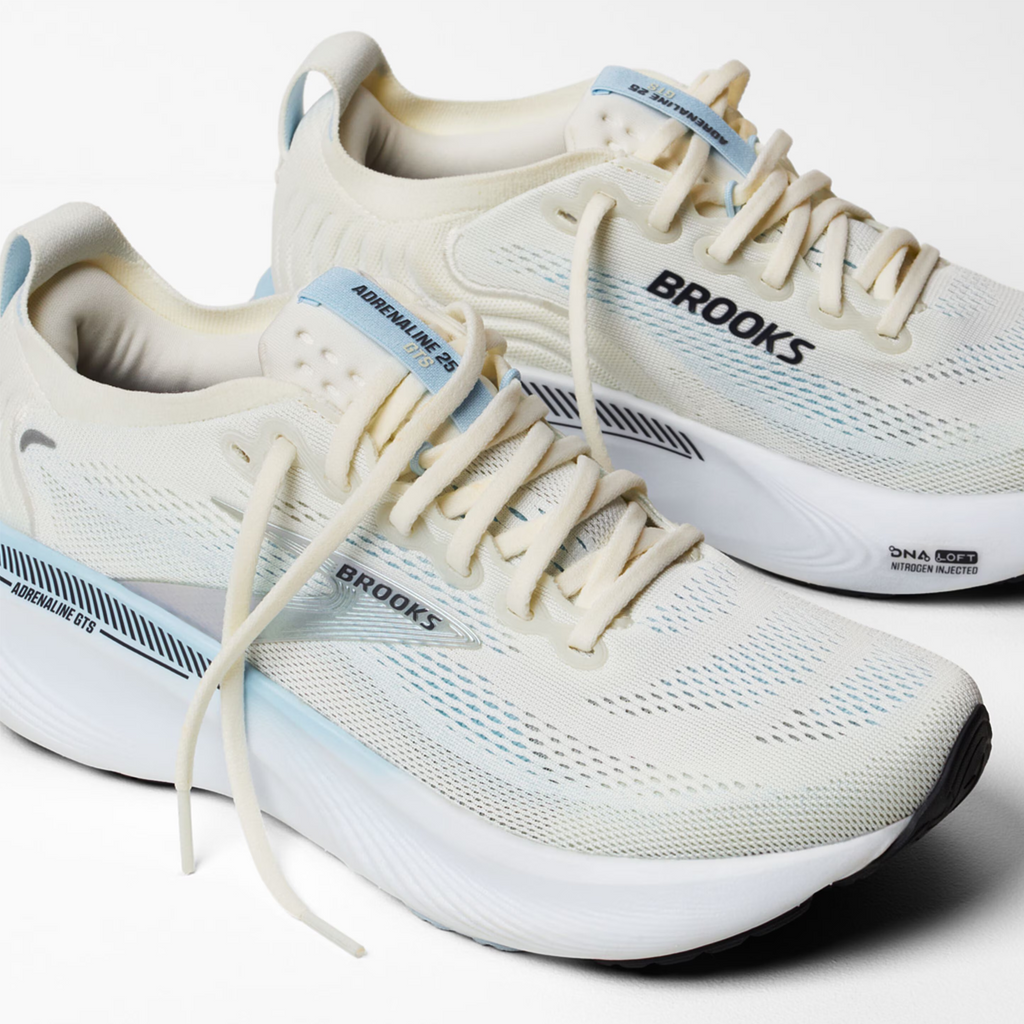 Brooks Adrenaline GTS 25 Running Shoe Women's - Star White/Nantucket/Chrome