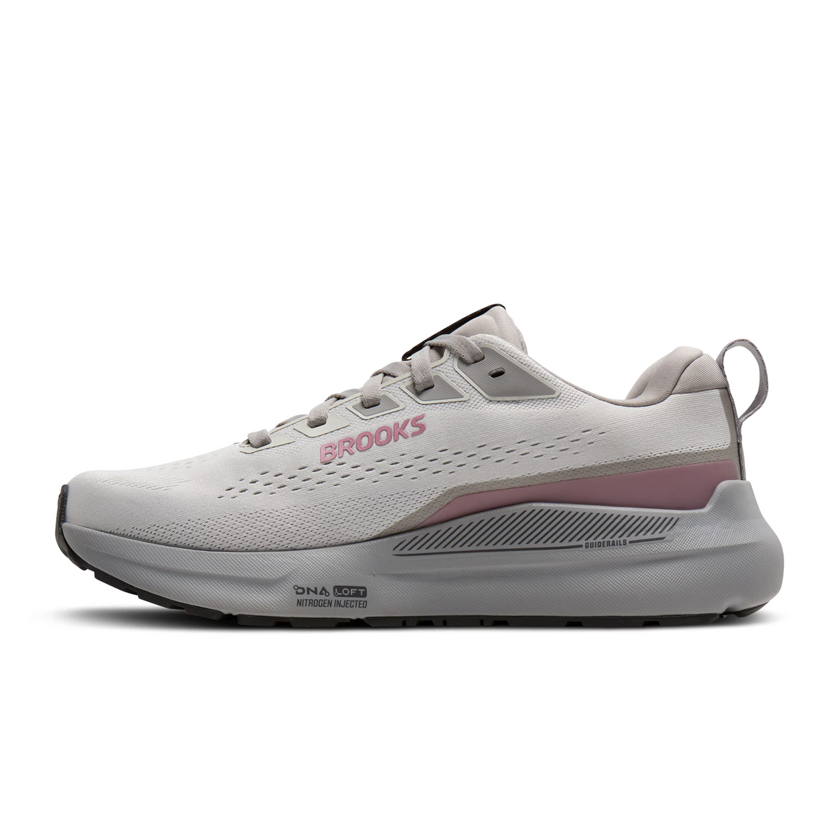 Brooks Ariel GTS 26 Running Shoe Women's - Oyster Mushroom/Alloy/Pink