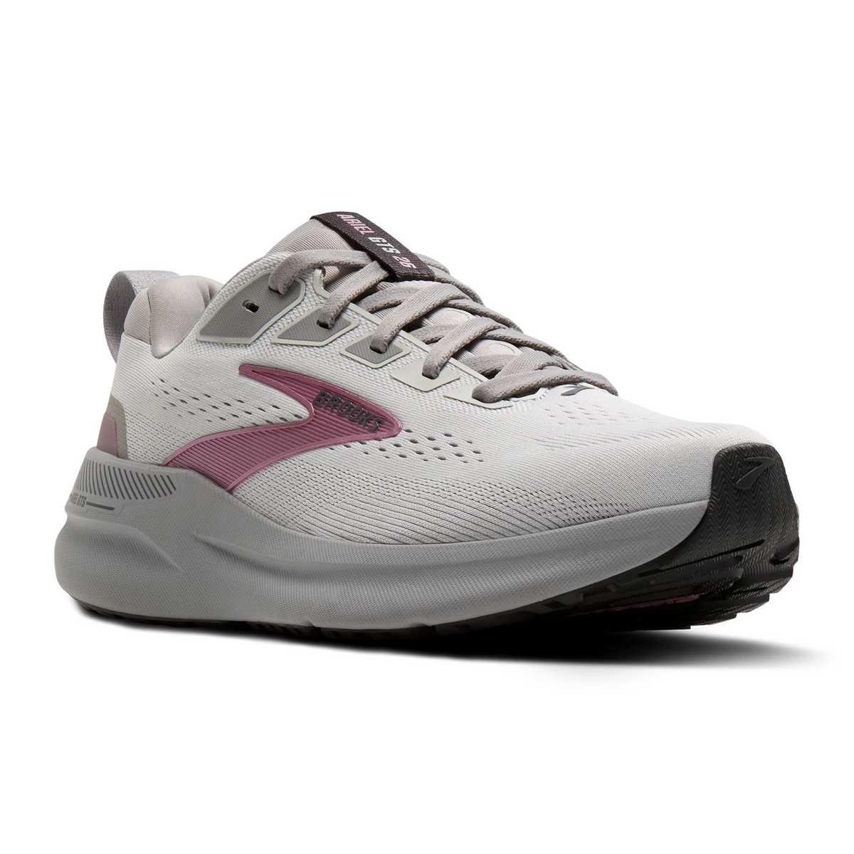 Brooks Ariel GTS 26 Running Shoe Women's - Oyster Mushroom/Alloy/Pink