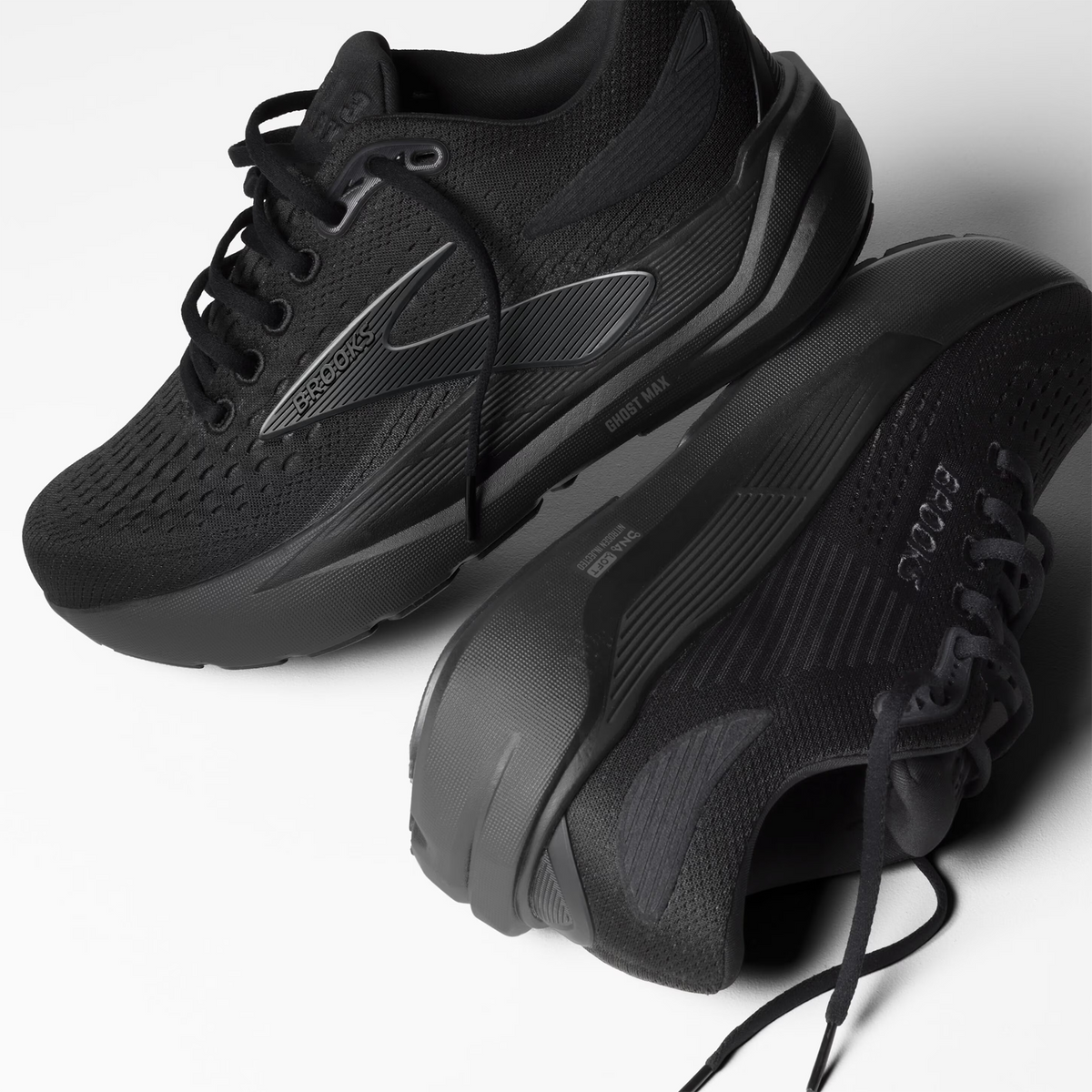 Brooks Ghost Max 3 Running Shoe Women's - Black/Black/Ebony