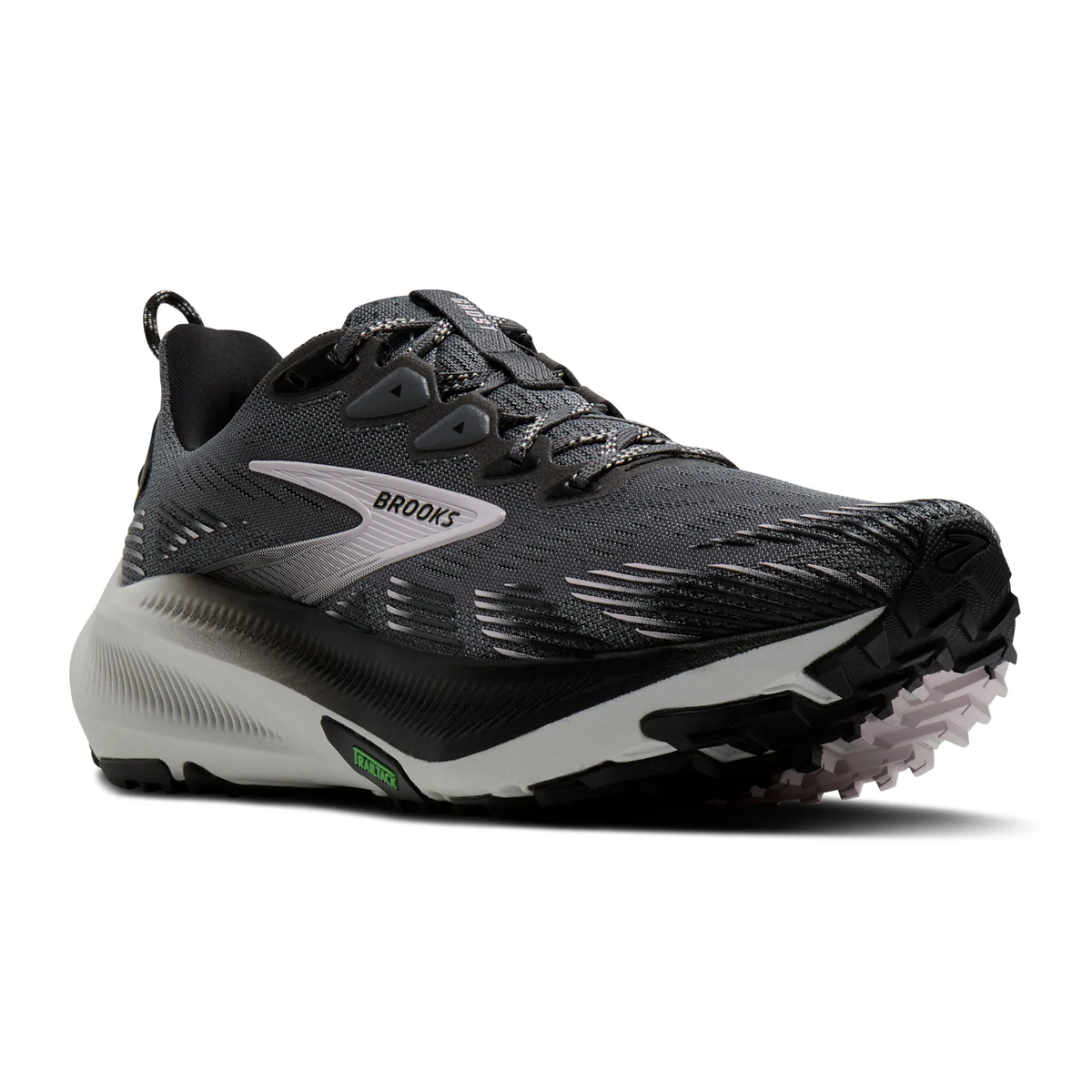 Brooks Ghost Trail Running Shoe Women's - Poppy Seed/Black/Pink