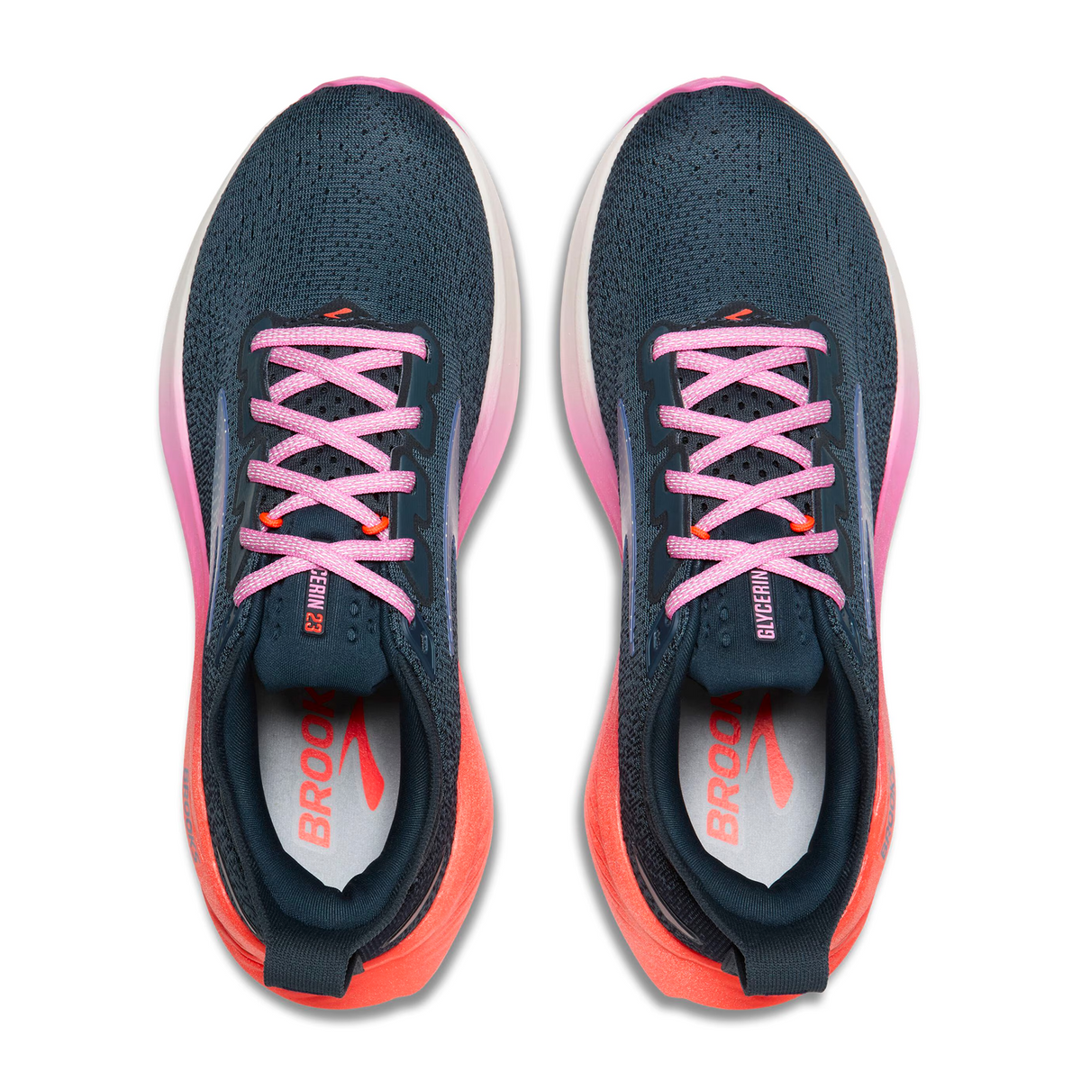 Brooks Glycerin 23 Running Shoe Women's - Sea/Strawberry/Coral