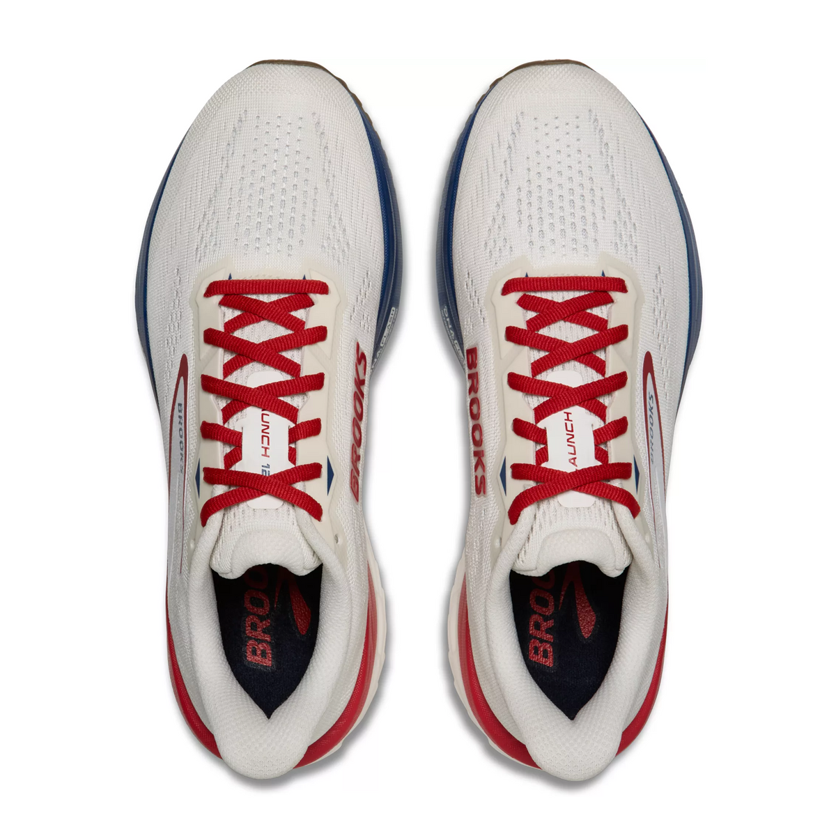 Brooks Launch 12 Running Shoe Women's - Coconut/Red/Blue