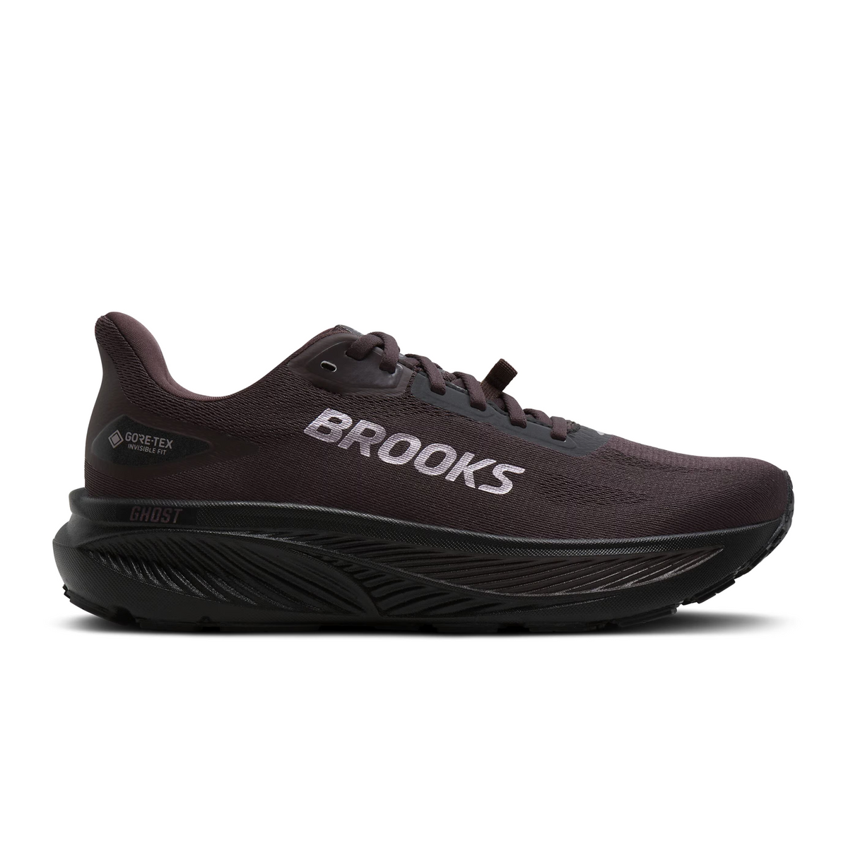 Brooks Ghost 18 GTX Running Shoe Women's - Raisin/Black/Metallic
