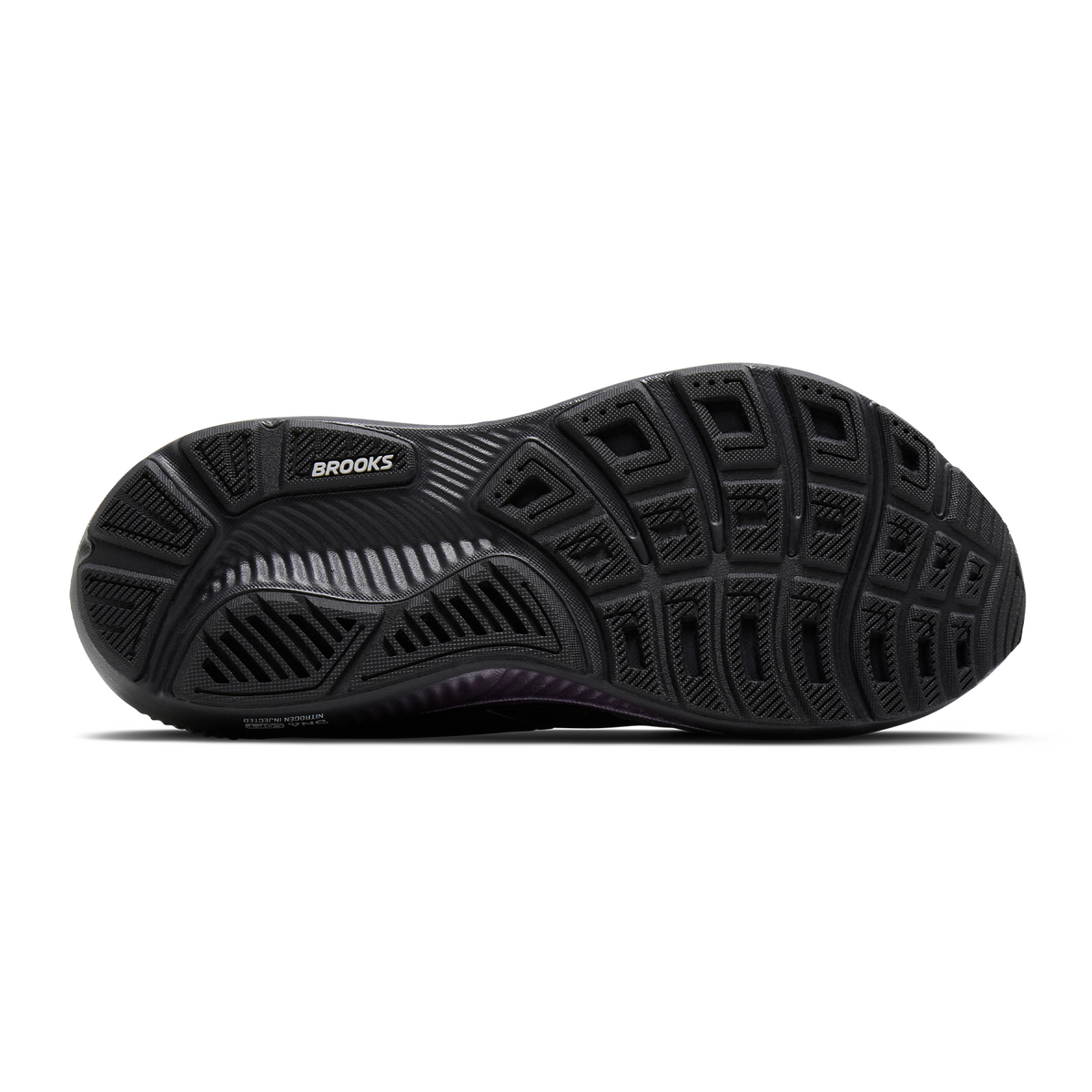 Brooks Ghost 18 Running Shoe Women's - Ebony/Folkstone/Metallic