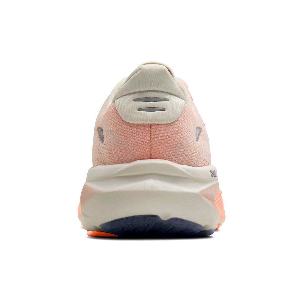 Brooks Ghost 18 Running Shoe Women's - Star White/Cyber Peach/Grey
