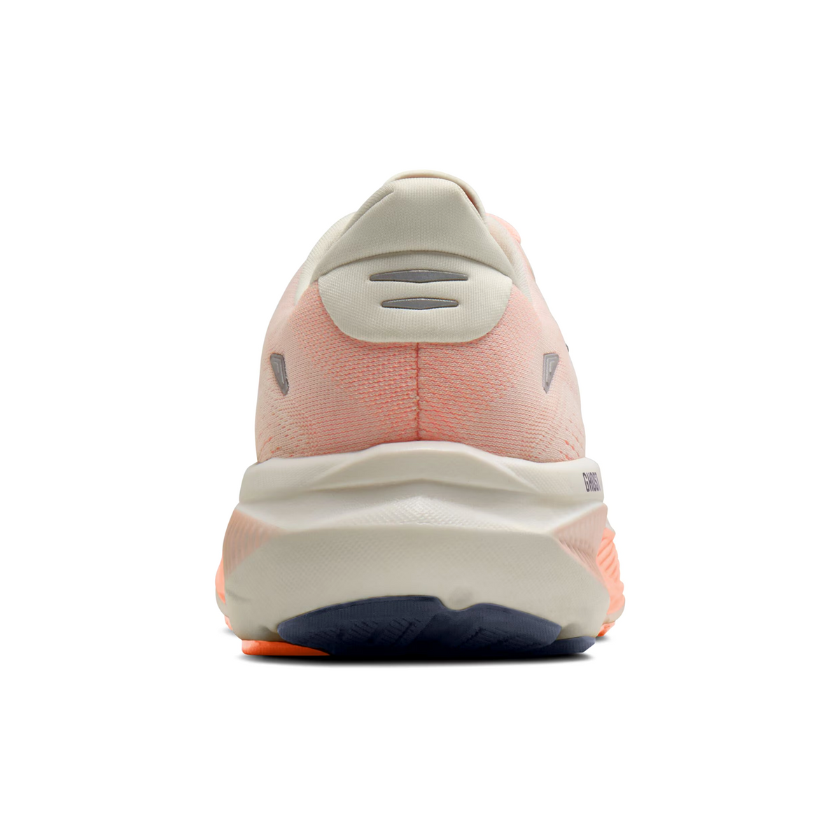 Brooks Ghost 18 Running Shoe Women's - Star White/Cyber Peach/Grey