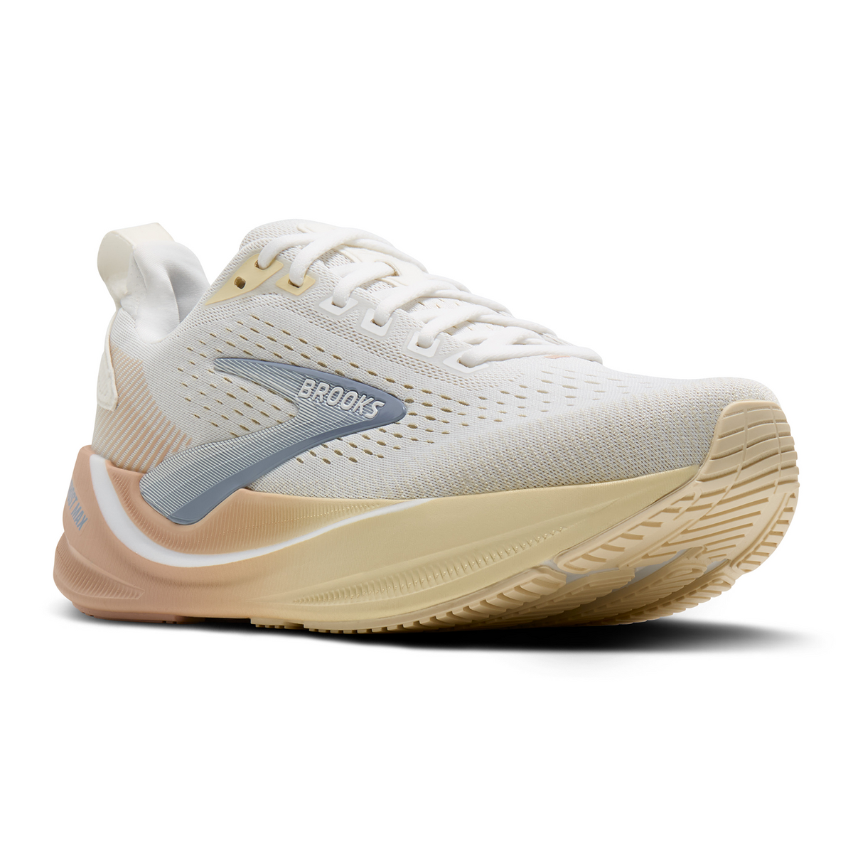 Brooks Ghost Max 4 Running Shoe Women's - White/Rose/Rutabaga